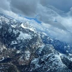 Flugwegposition um 13:13:06: Aufgenommen in der Nähe von 33018 Tarvis, Udine, Italien in 2363 Meter